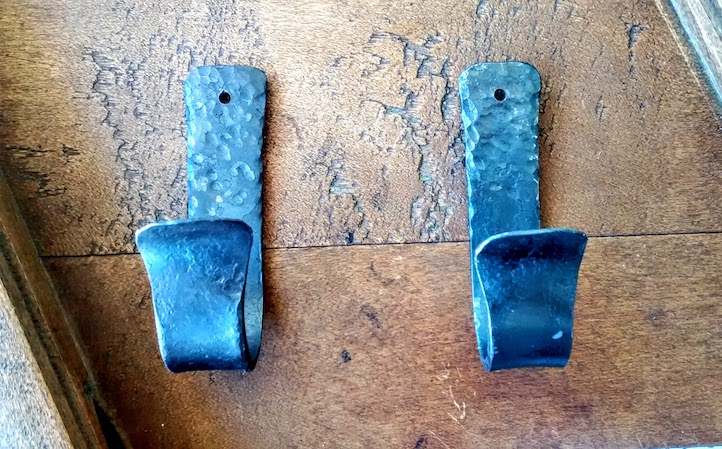 Oar Hooks - Custom Made by a Blacksmith - Brown County Forge