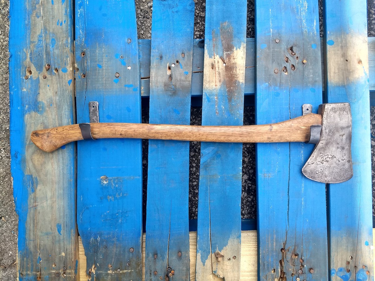 How to Hang an Axe on the Wall - Ax Hooks - Brown County Forge
