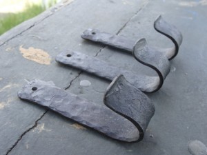 Hammered Wall Hooks - Brown County Forge