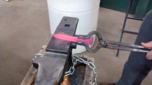 Hand Forging a Railroad Spike Knife