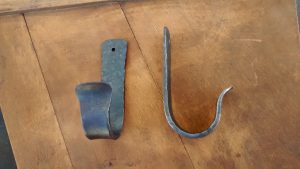 Boat Paddle Hooks - Oar Hooks - Brown County Forge - Terran Marks the Blacksmith