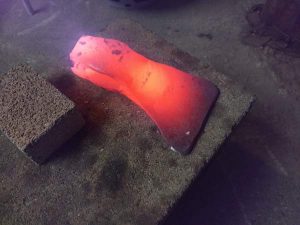 Forging an Ax - Brown County Forge - Blacksmithing Classes Near Me
