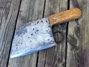 Serbian Chef Cleaver - Brown County Forge