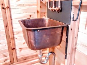 Tiny House Hardware - Copper Sink Supports - Ironwork - Brown County Forge