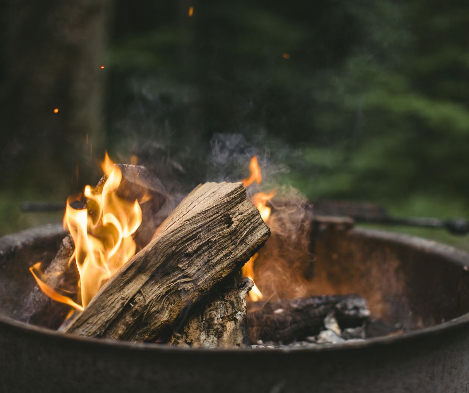 Harden Knives in a Campfire