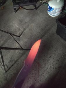 Knife Hardening Color