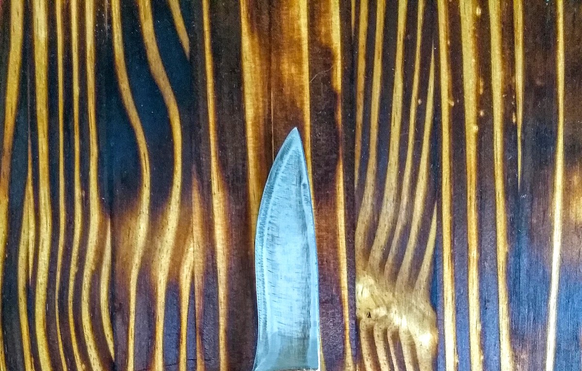 Rough Polish on Knife