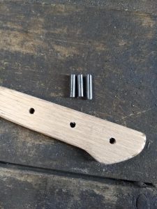 Three Steel Knife Handle Pins