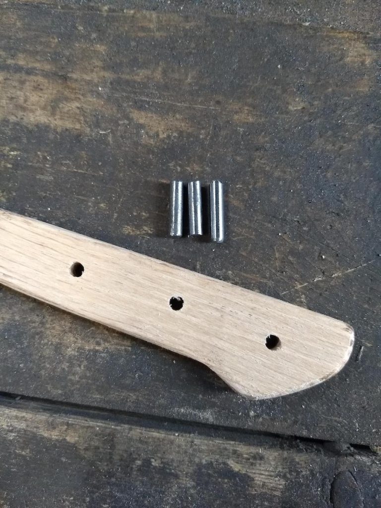 Three Steel Knife Pins