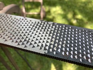 Grinding a Rasp to Make a Knife